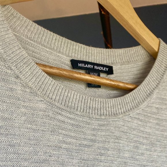 Light Grey Hilary Radley Ribbed Sweater - Picture 4 of 6